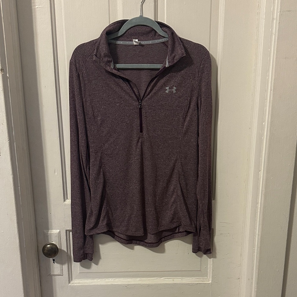 Under Armour Maroon Quarter-Zip Top